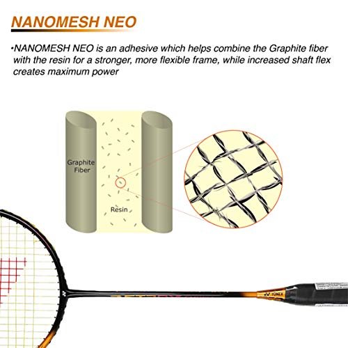 YONEX Smash Badminton Racquet (G4, 73 Grams, 28 lbs Tension) - Image 6