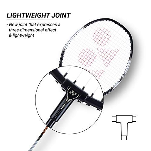 Yonex ZR 100 Light Aluminium Badminton Racquet with Full Cover, Set of 2 | Made in India - Image 7