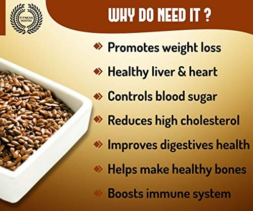 Fitness Mantra Raw Flax Seeds for Weight loss-500gm - Image 3