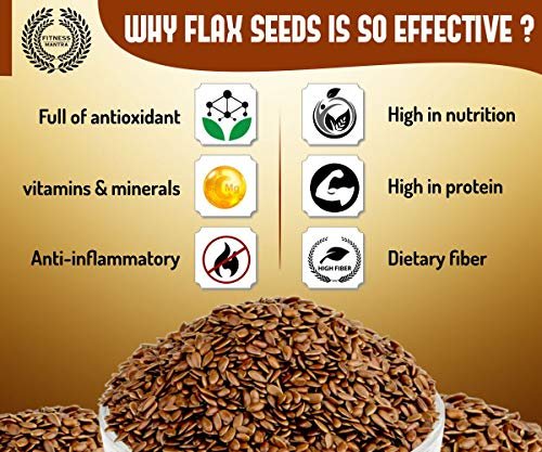 Fitness Mantra Raw Flax Seeds for Weight loss-500gm - Image 4