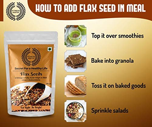 Fitness Mantra Raw Flax Seeds for Weight loss-500gm - Image 6