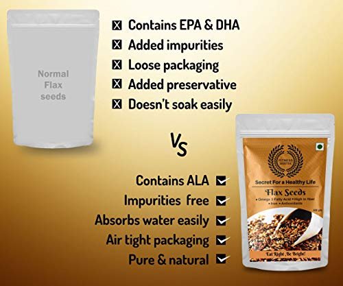 Fitness Mantra Raw Flax Seeds for Weight loss-500gm - Image 7