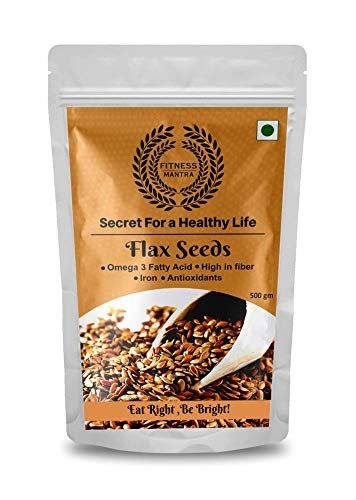 Fitness Mantra Raw Flax Seeds for Weight loss-500gm