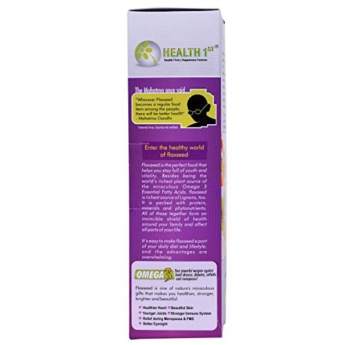 HEALTH 1st Cold Milled Flaxseed Powder, 450 Grams (30 Sachets x 15 Gm) - Image 3