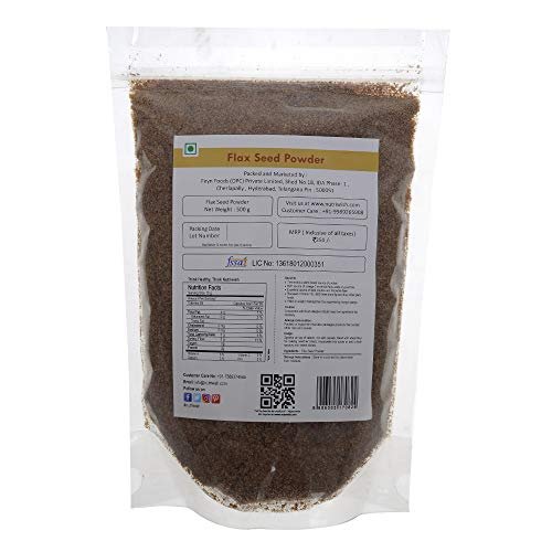 Nutriwish Flax Seed Powder, 500g - Image 3