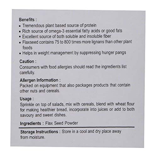 Nutriwish Flax Seed Powder, 500g - Image 5
