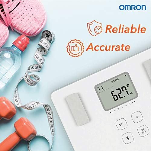 Omron HBF 222T Complete Digital Body Composition Monitor With Bluetooth for Omron Connect App Experience, Displays BMI, Body Fat, Skeletal Muscle and Visceral Fat Level - Image 7