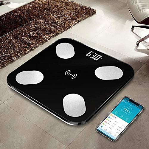 PRAMUKH FASHION Weight Scale Bluetooth Smart Scales Digital Body Fat Scales with iOS & Android APP and Body Composition Analysis, Step-on Technology, Tempered Glass & LCD Display (25 x 25 cm) - Image 6