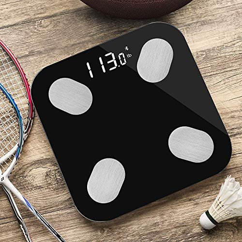 PRAMUKH FASHION Weight Scale Bluetooth Smart Scales Digital Body Fat Scales with iOS & Android APP and Body Composition Analysis, Step-on Technology, Tempered Glass & LCD Display 25 x 25 cm - Image 2