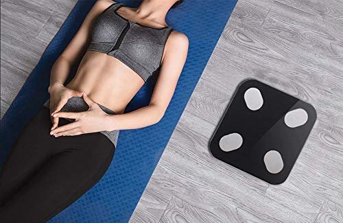 PRAMUKH FASHION Weight Scale Bluetooth Smart Scales Digital Body Fat Scales with iOS & Android APP and Body Composition Analysis, Step-on Technology, Tempered Glass & LCD Display 25 x 25 cm - Image 3