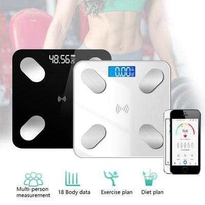 PRAMUKH FASHION Weight Scale Bluetooth Smart Scales Digital Body Fat Scales with iOS & Android APP and Body Composition Analysis, Step-on Technology, Tempered Glass & LCD Display 25 x 25 cm - Image 8