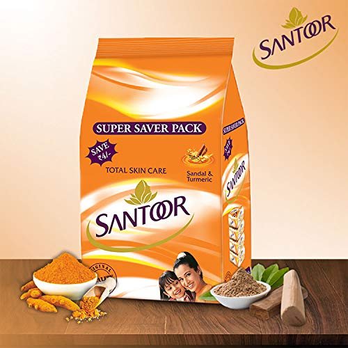 Santoor Sandal and Turmeric Soap - Image 3