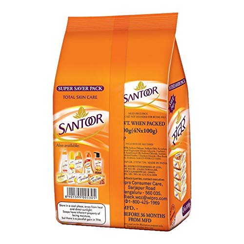 Santoor Sandal and Turmeric Soap - Image 5