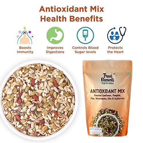 True Elements Antioxidant Mix Seeds 125g * 2 - Seeds Combo for Eating | Seeds Mix | Roasted Seeds | Diet Snacks - Image 3