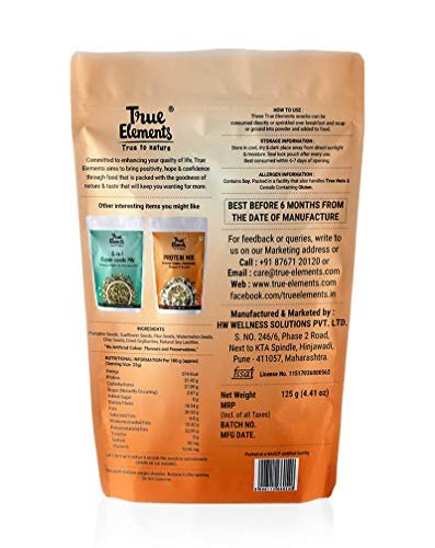 True Elements Antioxidant Mix Seeds 125g * 2 - Seeds Combo for Eating | Seeds Mix | Roasted Seeds | Diet Snacks - Image 6