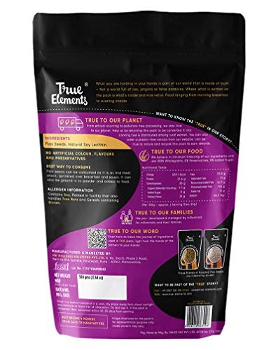 True Elements Roasted Flax Seeds 500g - Flax Seeds for Hair Growth | Alsi Seed | Diet Food for Weight Loss - Image 4