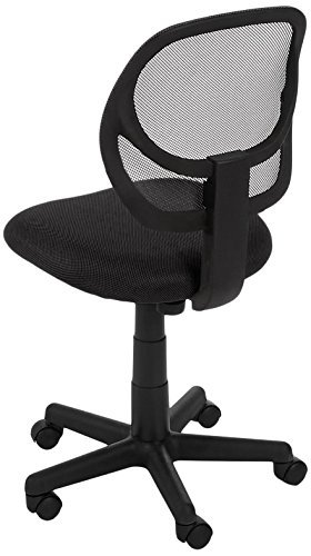 Amazon Basics Low-Back, Upholstered Mesh, Adjustable, Swivel Computer Office Desk Chair with Casters - Image 4