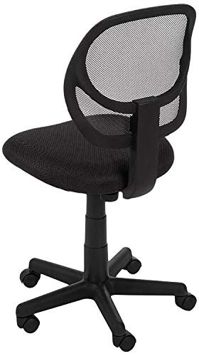 Amazon Basics Low-Back, Upholstered Mesh, Adjustable, Swivel Computer Office Desk Chair with Casters - Image 5