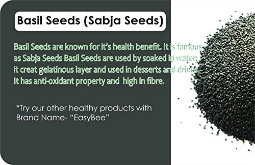 EasyBee Basil Seed 1kg, for Weight Loss and Sabja Seed, Tukmaria - Image 6