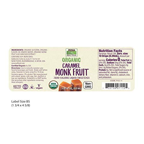 NOW Foods Organic Liquid Monk Fruit - Image 3