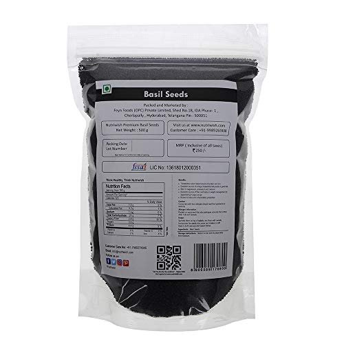 Nutriwish Premium Basil Seeds, 500g - Image 3