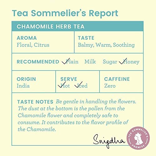 Tea Trunk Chamomile Herb Tea - 50 gms (1.76 oz) | 100% whole chamomile flowers from the Indian Himalayas | Calming Tea for Relaxation (Chamomile Herb, 50 g (Pack of 1)) - Image 6