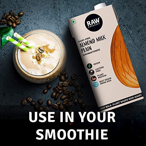 Raw Pressery Almond Milk Plain Unsweetened (2 x 1000ML) Vegan, 100% Lactose-Free, Plant Protein - Image 7