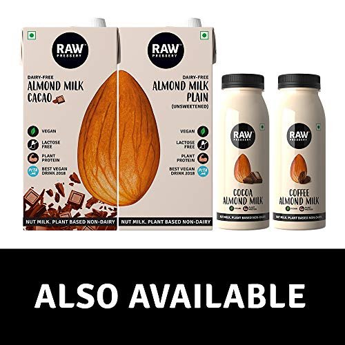 Raw Pressery Almond Milk Plain Unsweetened (2 x 1000ML) Vegan, 100% Lactose-Free, Plant Protein - Image 8