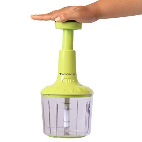 Wonderchef - 63152988 Twister Push Chopper-5 Blade, Green - Image 6