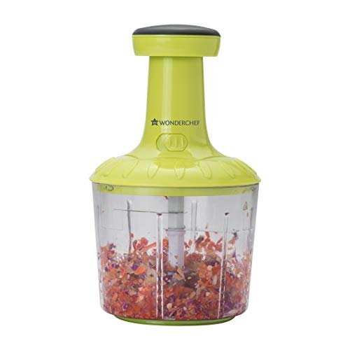 Wonderchef - 63152988 Twister Push Chopper-5 Blade, Green - Image 7