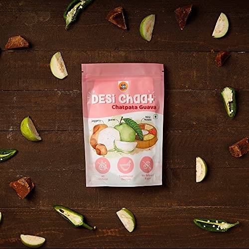 GO DESi - DESi Chaat - Chatpata Gauva | Pack of 10 x 18g | Fruit Snacks | Dried Guava | Dehydrated Fruit - Image 4