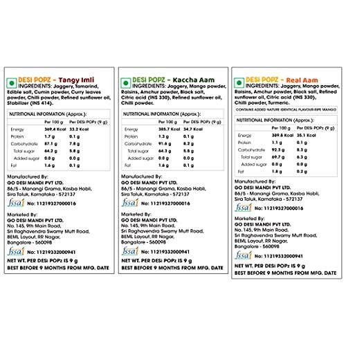 GO DESi - Pops Trial Pack | Gift Basket | DESi POPz | Tangy Imli | Kaccha Aam | Real Aam | Lollipop - Image 6