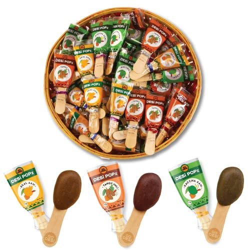 GO DESi - Pops Trial Pack | Gift Basket | DESi POPz | Tangy Imli | Kaccha Aam | Real Aam | Lollipop - Image 2