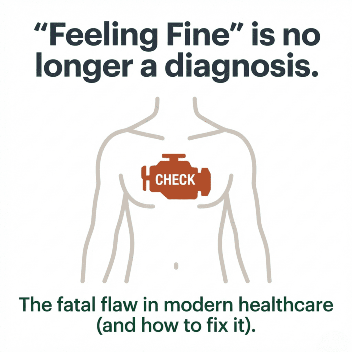 Silent disease detection through health monitoring showing biomarkers like heart rate, liver function, and blood sugar