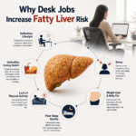 why desk jobs increase fatty liver risk