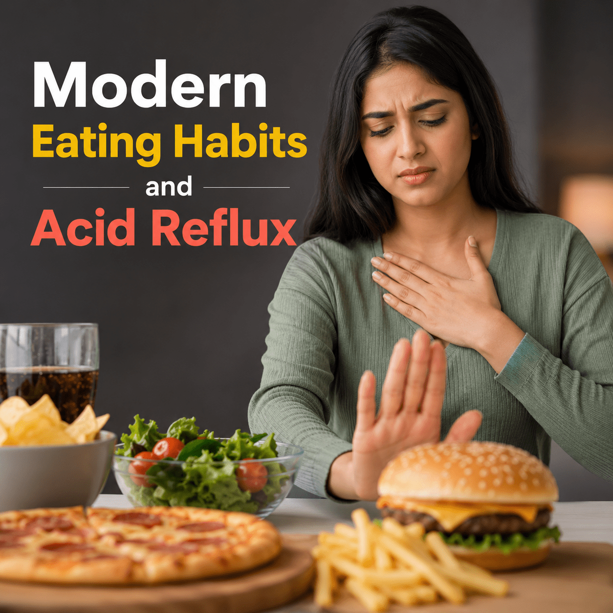 modern eating habits and acid reflux