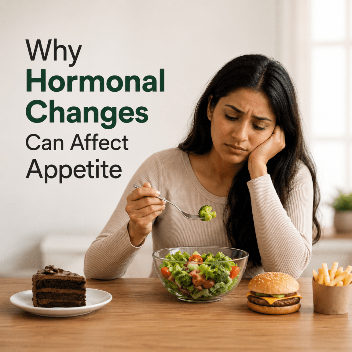 why hormonal changes can affect appetite