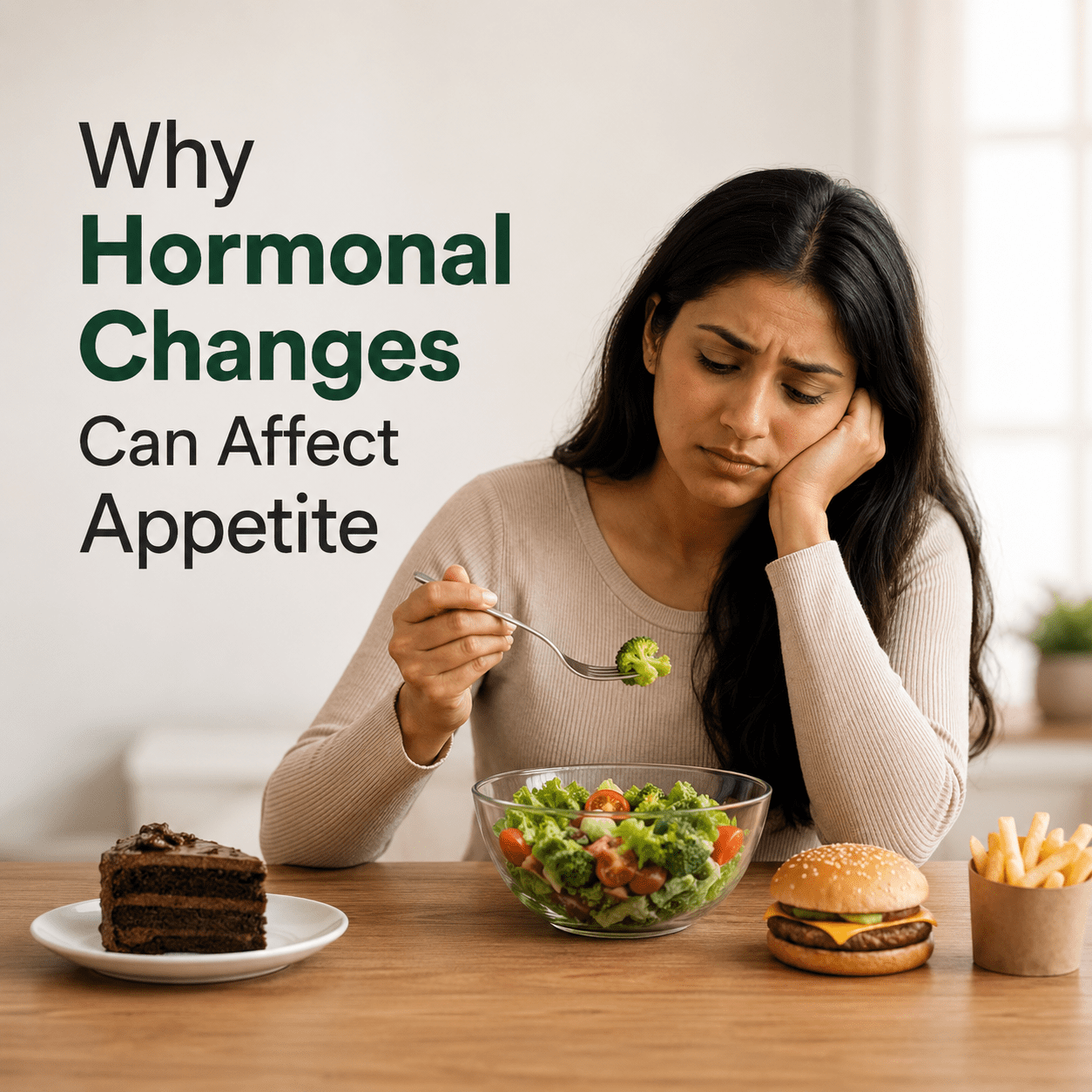 why hormonal changes can affect appetite
