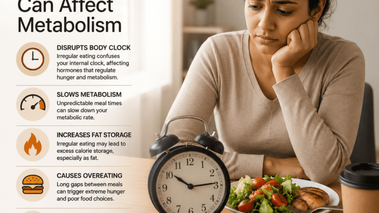 why irregular meal timing can affect metabolism