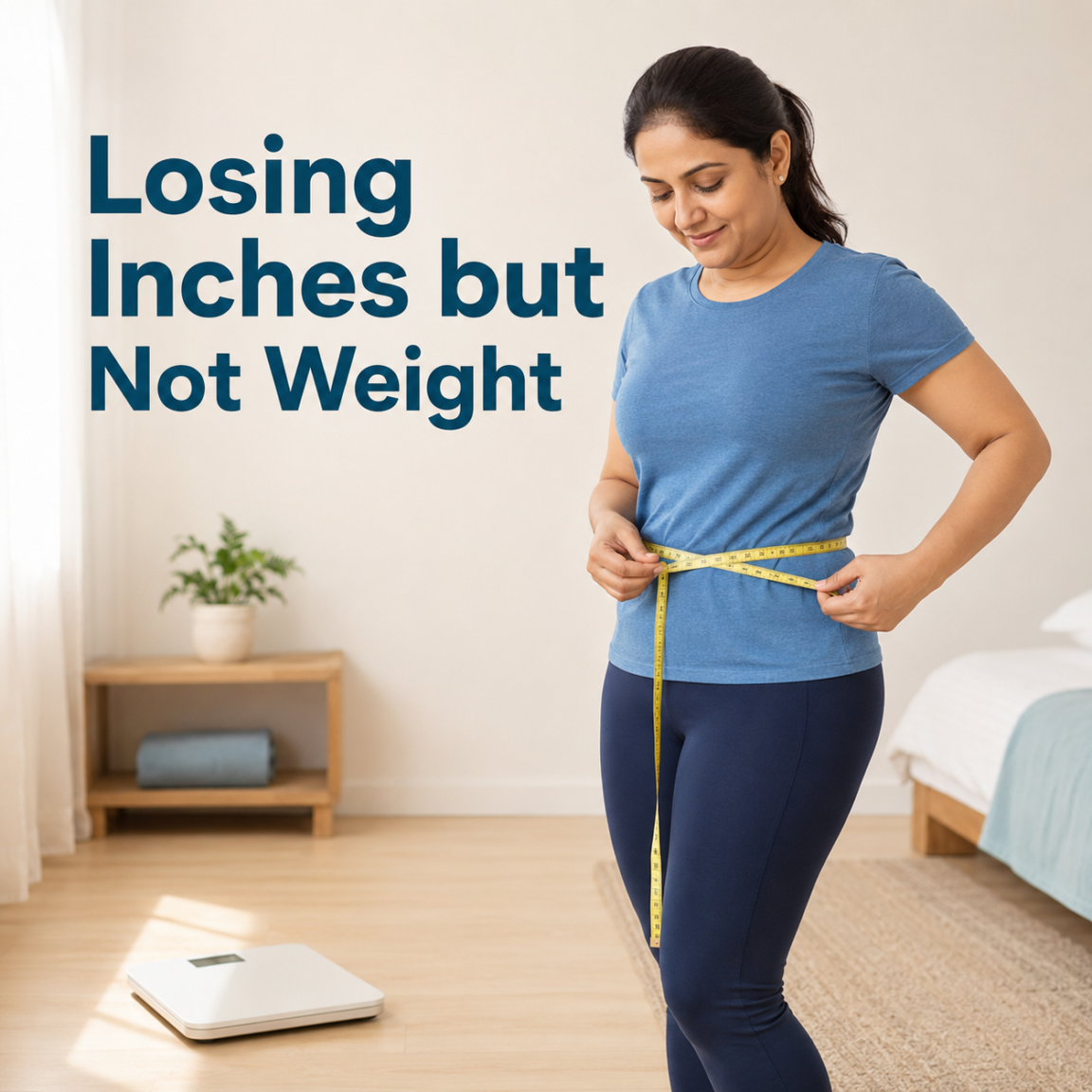 losing inches but not weight