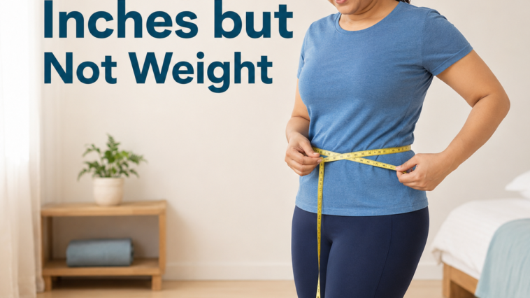 losing inches but not weight