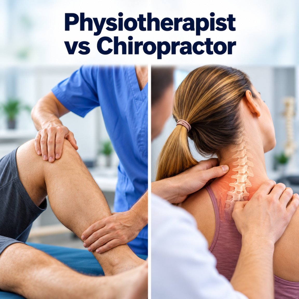 Physiotherapist vs Chiropractor